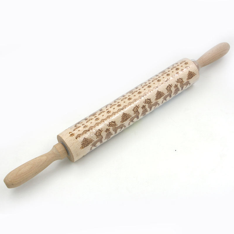 Utensilios de cocina de madera alce alce de Navidad al por mayor